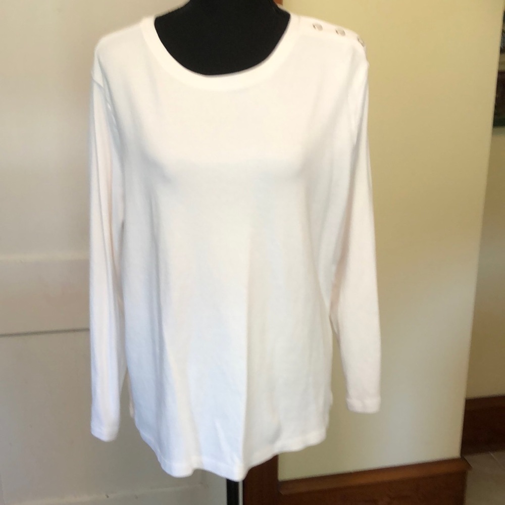 Isaac Mizrahi tunic top size XL ptp24”